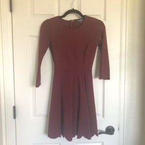 Burgundy Dress